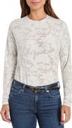 Splendid Cece Floral Semisheer Long Sleeve Top