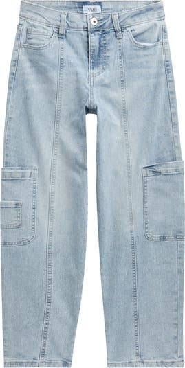 Kids' Barrel Leg Cargo Jeans
