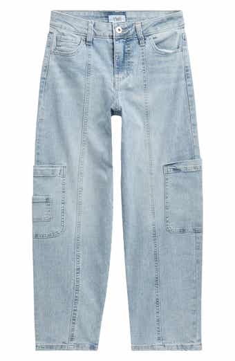 YMI Kids' Barrel Leg Cargo Jeans
