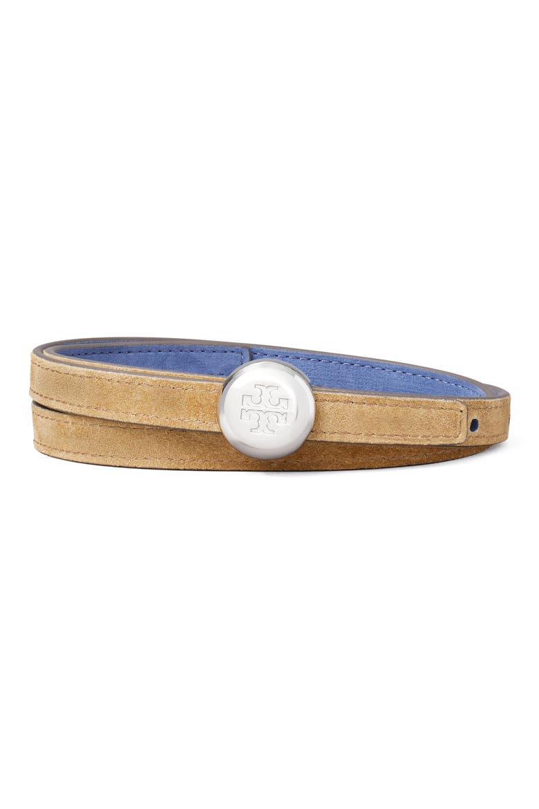 Romy Reversible Belt, Main, color, STONE / SOFT BLUE