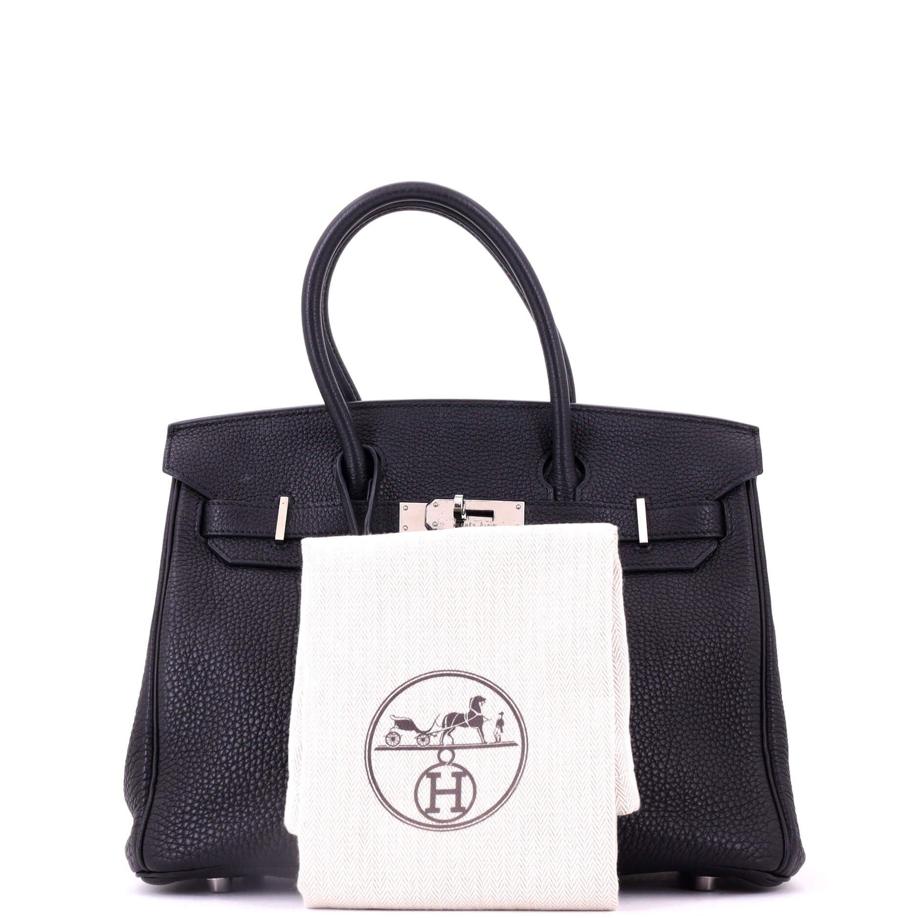 Birkin Handbag Black Togo with Palladium Hardware 30, Alternate, color, Black