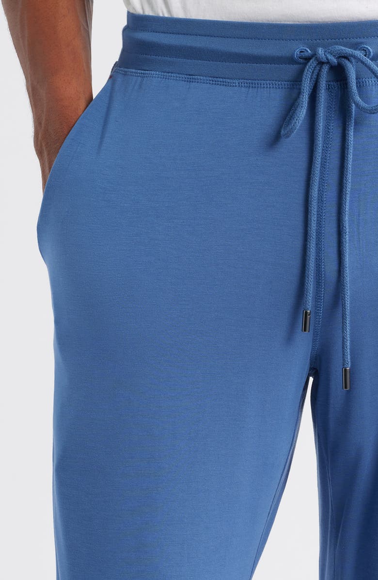 Daniel Buchler Stretch Modal & Silk Blend Pajama Pants, Alternate, color, Blue