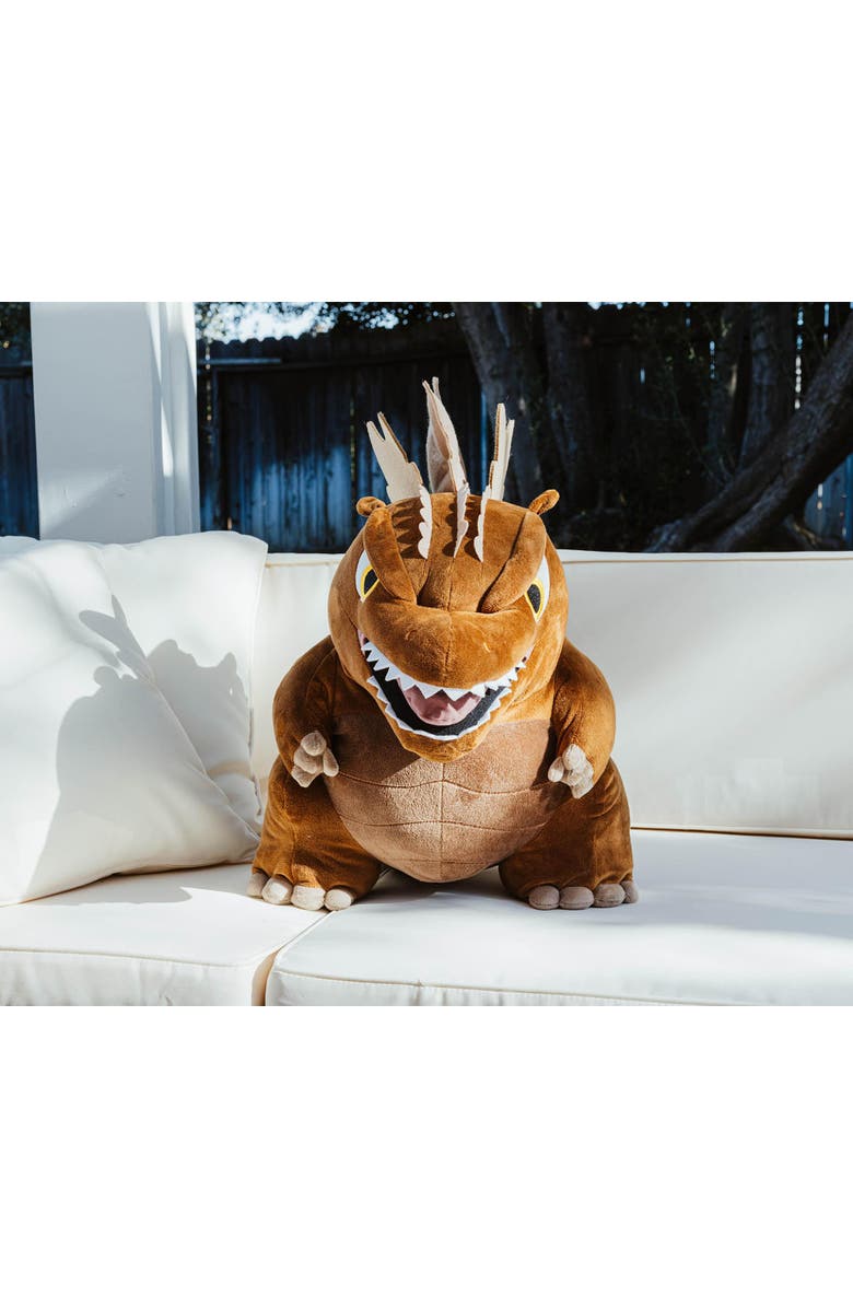 Toynk Godzilla 20-Inch Deluxe Chibi Plush, Alternate, color, Brown