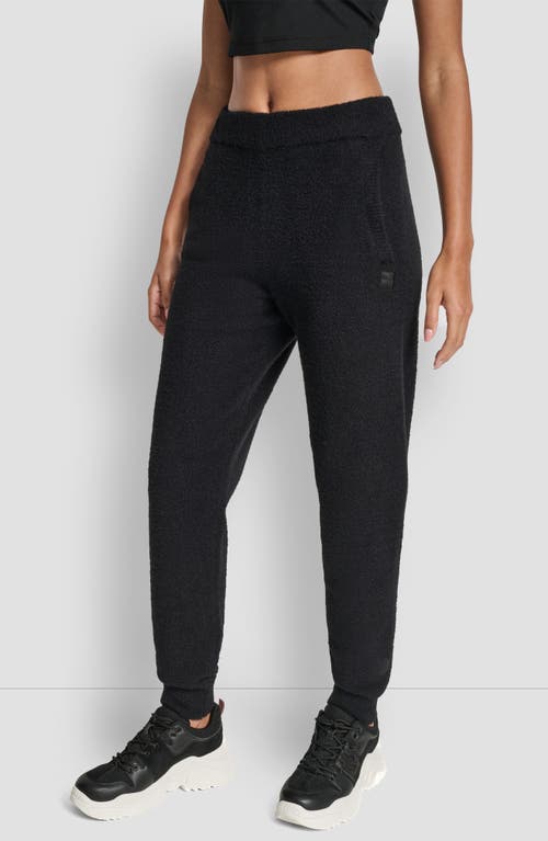 Dkny Feather Yarn Joggers In Black