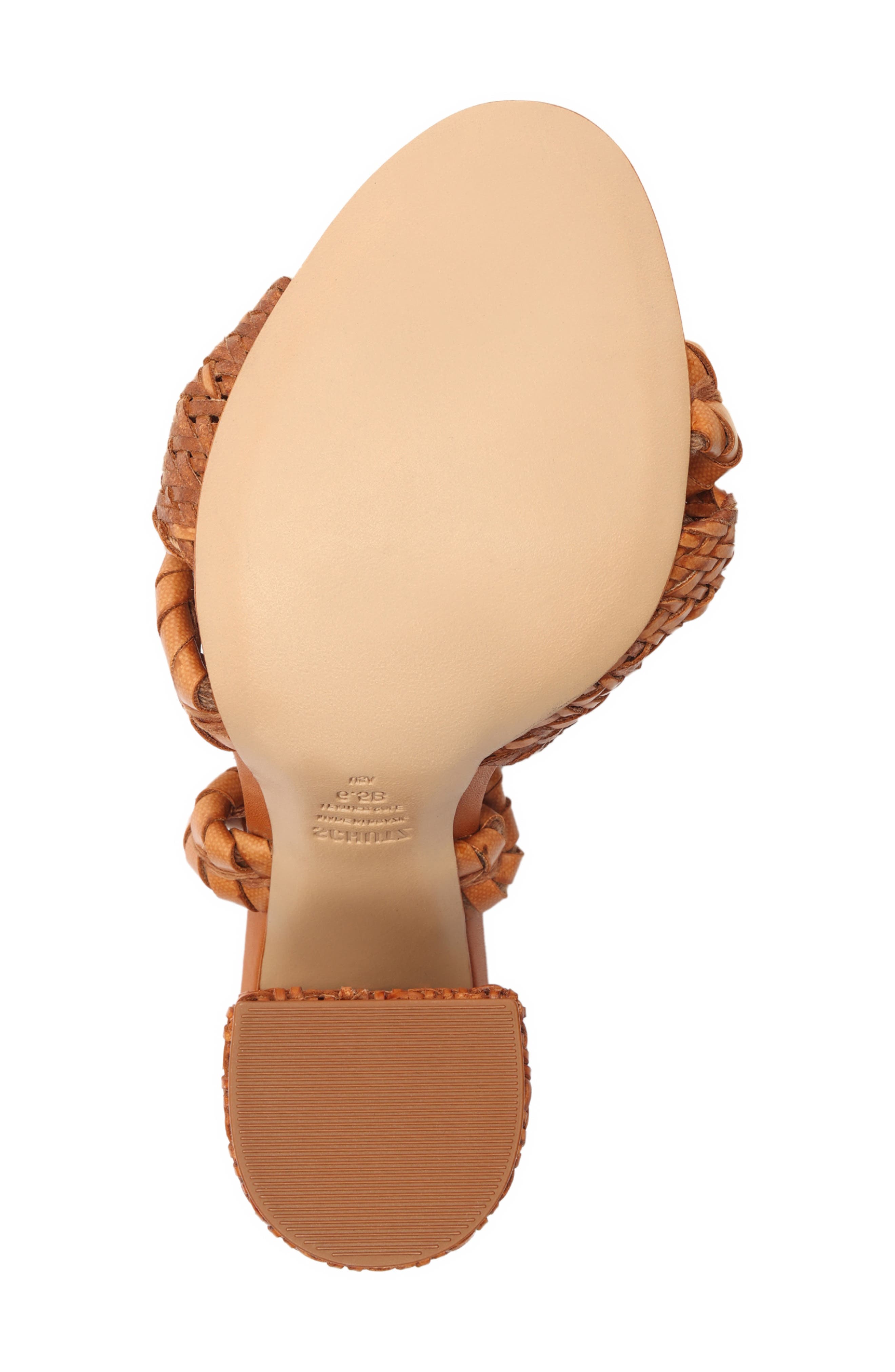 Schutz Khari Ankle Strap Sanndal, Alternate, color, Cuoio Brown