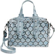 PATRIZIA LUCA Chevron Geo Duffle Satchel