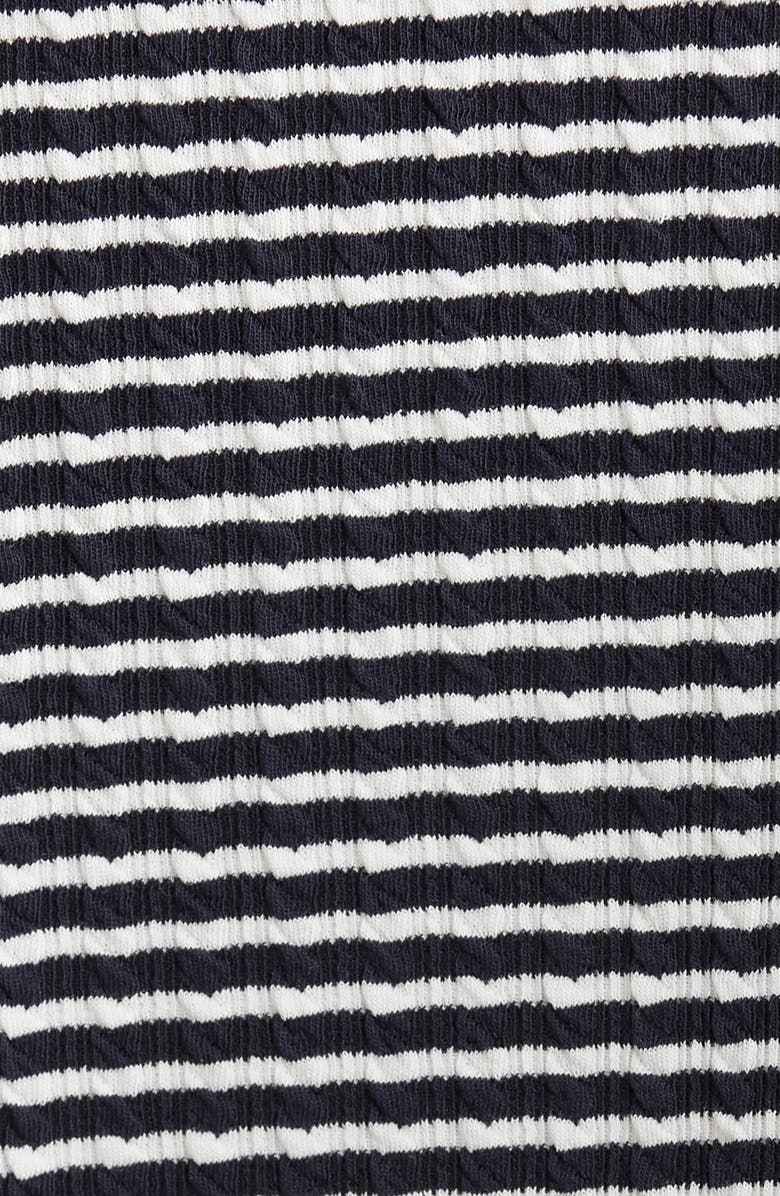 Halogen<sup>®</sup> Stripe Puff Sleeve T-Shirt, Alternate, color, Baritone Blue