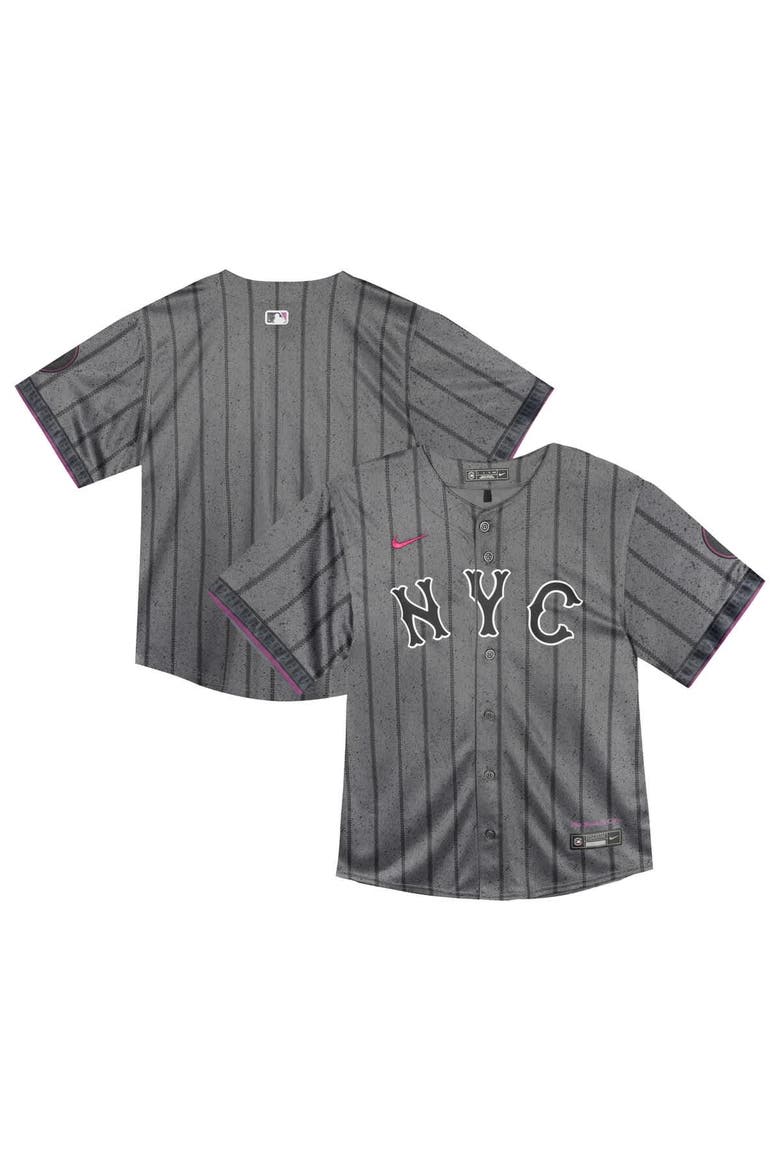 Infant Nike  Gray New York Mets 2024 City Connect Limited Jersey, Alternate, color, Gray