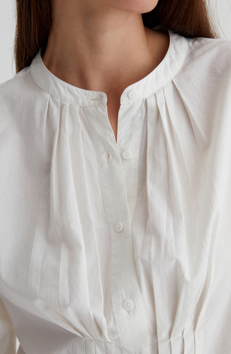 AG Adalyn Pleated Shirt, Alternate, color,