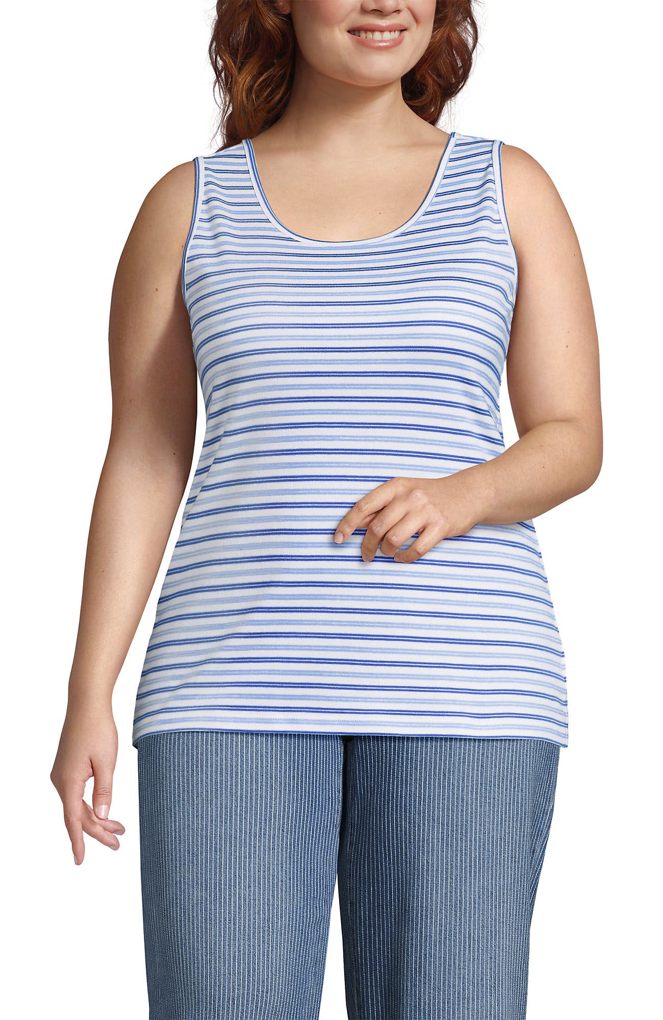 Light Sea/Clear Blue Stripe
