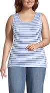 Lands' End Plus Size Cotton Tank Top
