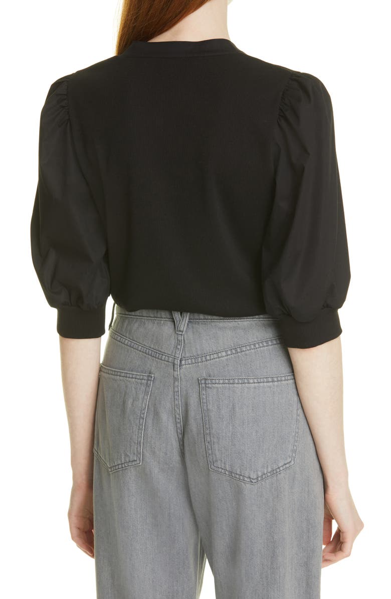 Veronica Beard Coralee Front Button Blouse, Alternate, color, 