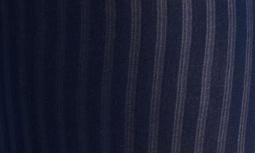 Hue Cotton Blend Cable Tights In Blue