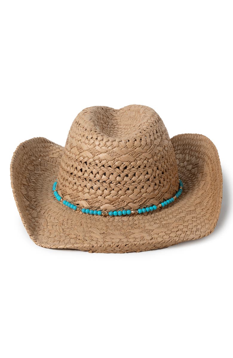 David & Young Beaded Cowboy Hat, Alternate, color,