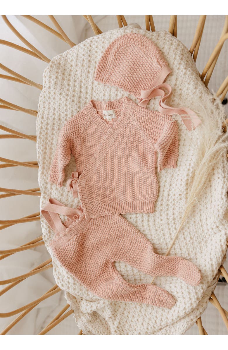 Ely's & Co. Looms Moss Knit Collection - Baby Set, Alternate, color, Pink