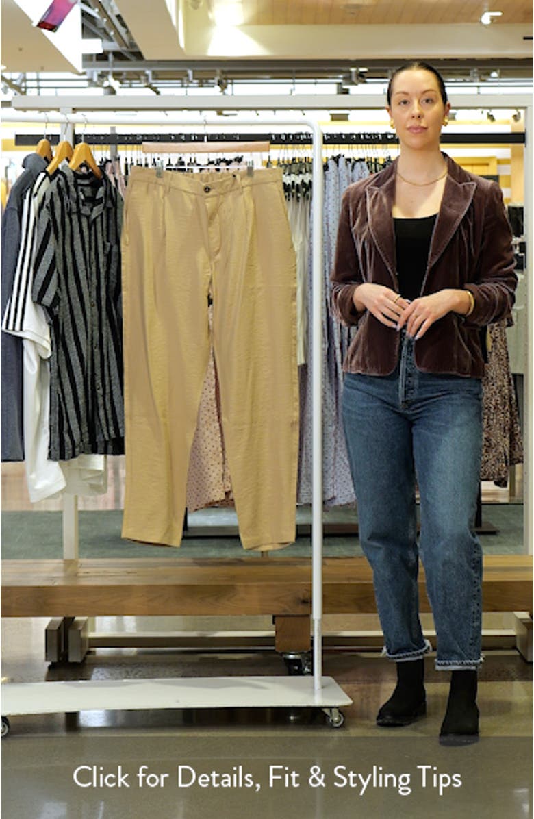 Pleated Straight Fit Pants, sales video thumbnail