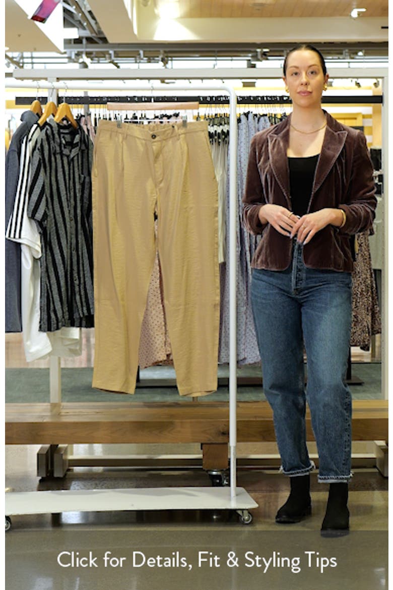 Pleated Straight Fit Pants video