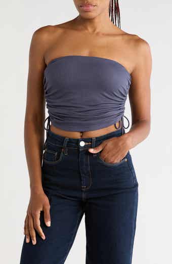 Emilia Ribbed Bandeau Top
