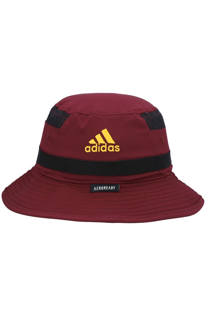 adidas Men's adidas Maroon Arizona State Sun Devils 2021 Sideline AEROREADY Bucket Hat, Alternate, color, 