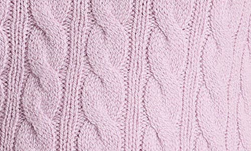 Vince Cable Short Sleeve Sweater In Purple