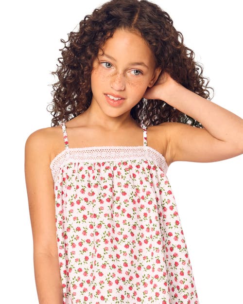 Petite Plume Girls' Fleurs De Rose Lily Nightgown - Baby, Little Kid, Big Kid In Pink