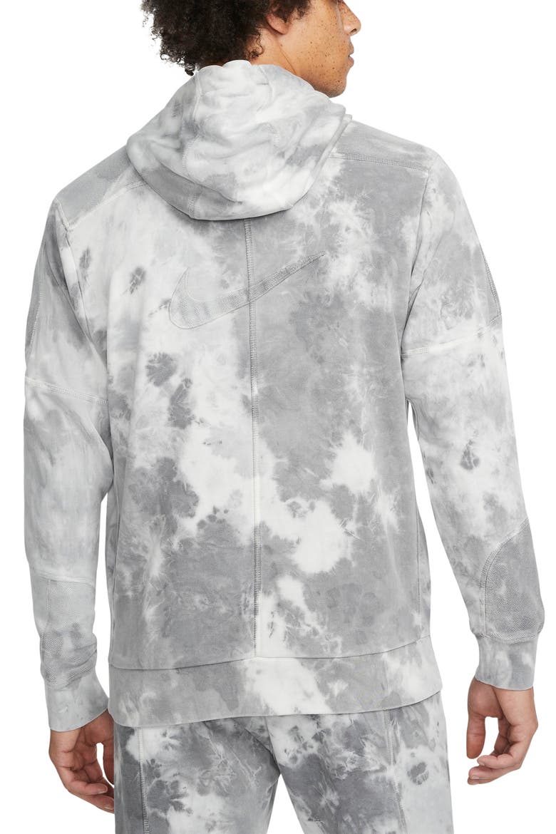 Sportswear Club Fleece Pullover Hoodie, Alternate, color, OFF NOIR/ IRON GREY/ GREY