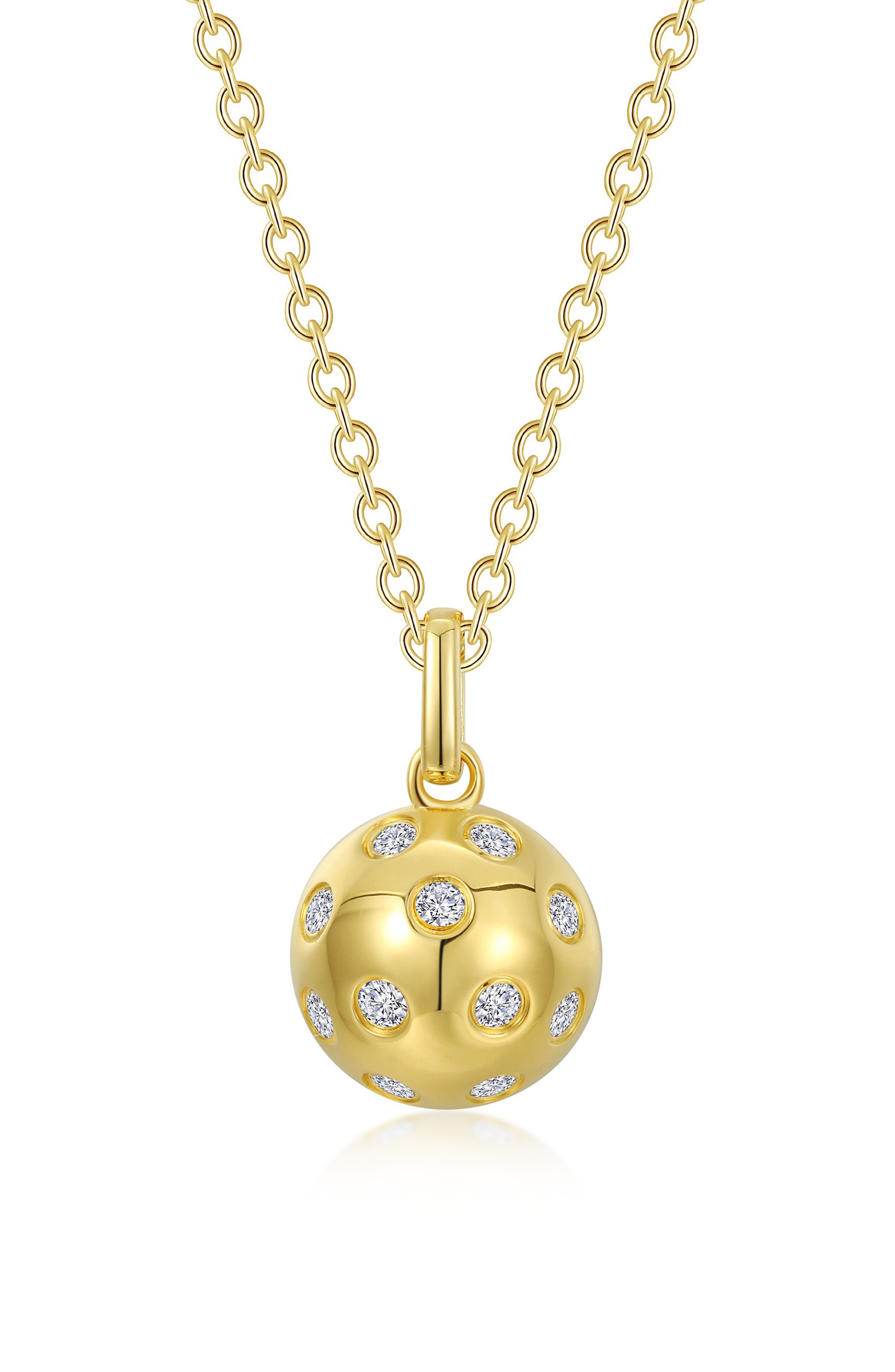 Lafonn Pickleball Pendant Necklace