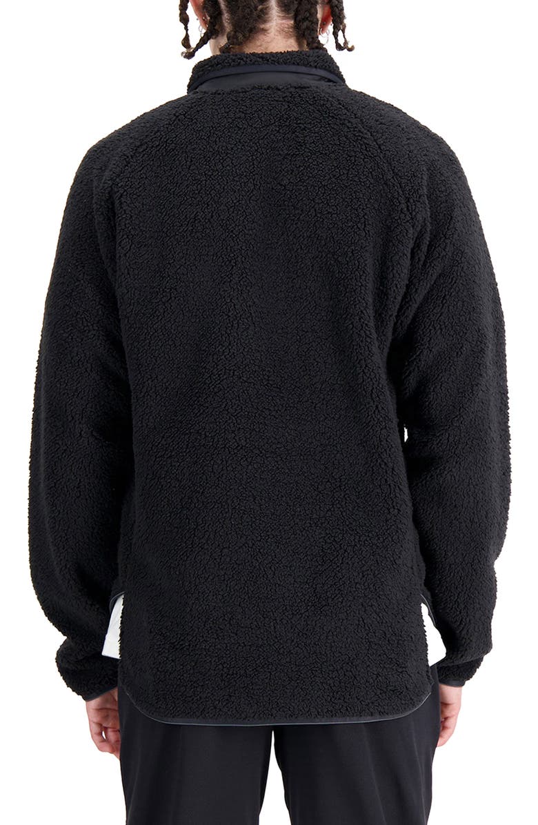 New Balance Q Speed Faux Shearling Jacket, Alternate, color,