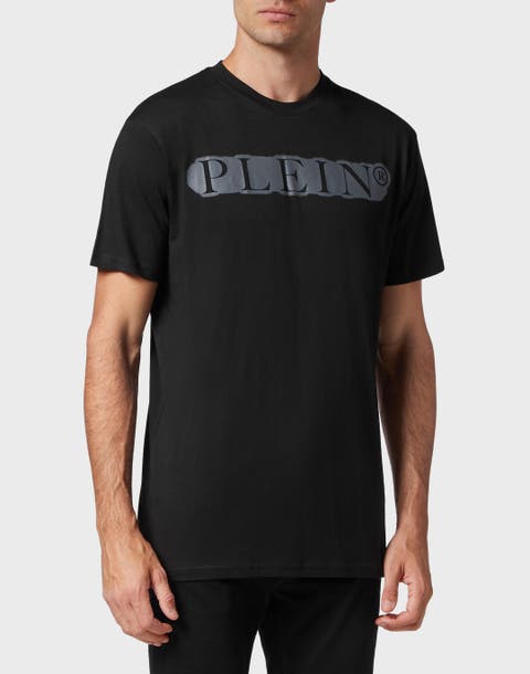 T-Shirt Round Neck Ss Spray Effect Print Philipp Plein Tm Men