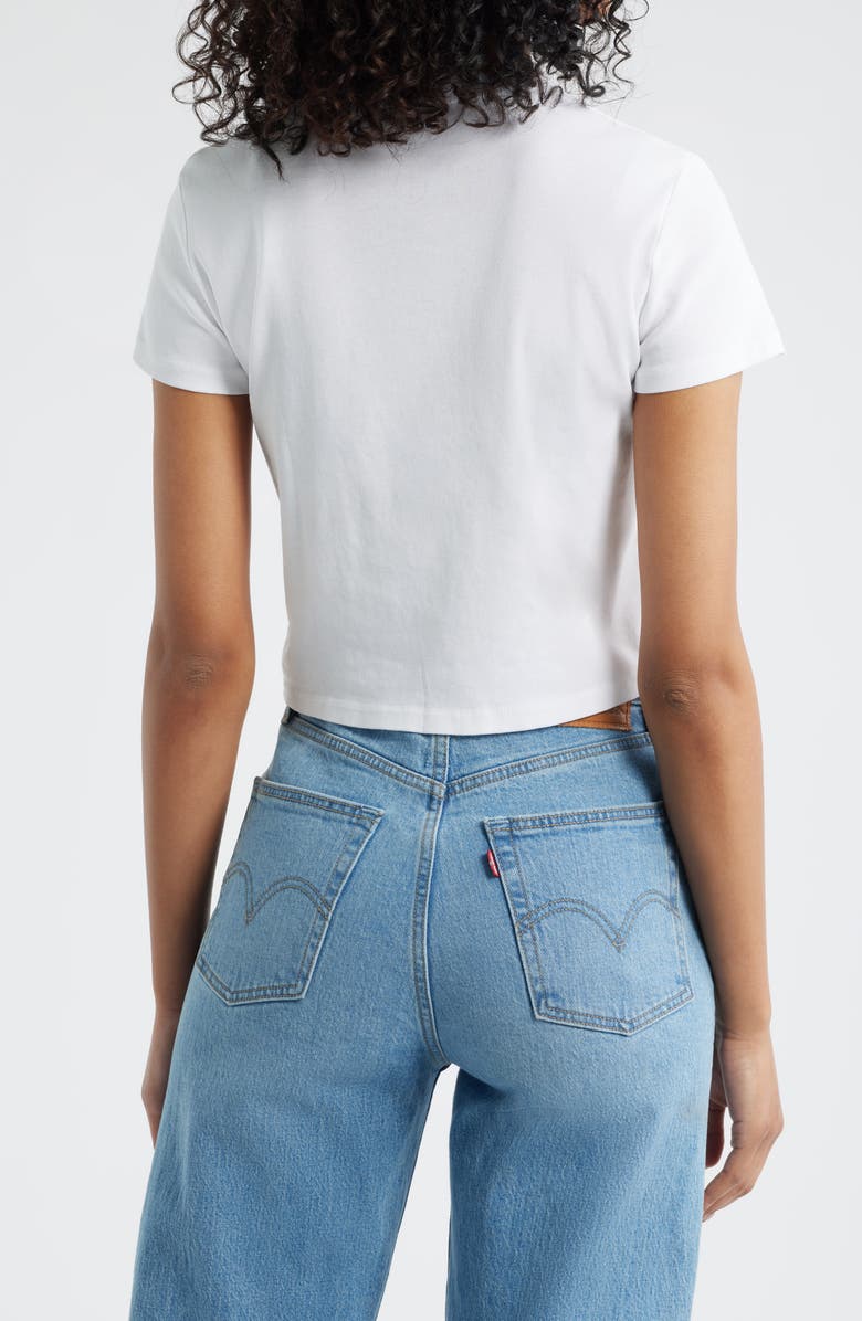 Junk Food Property of U.S.A. Cotton Graphic Baby Tee, Alternate, color, White