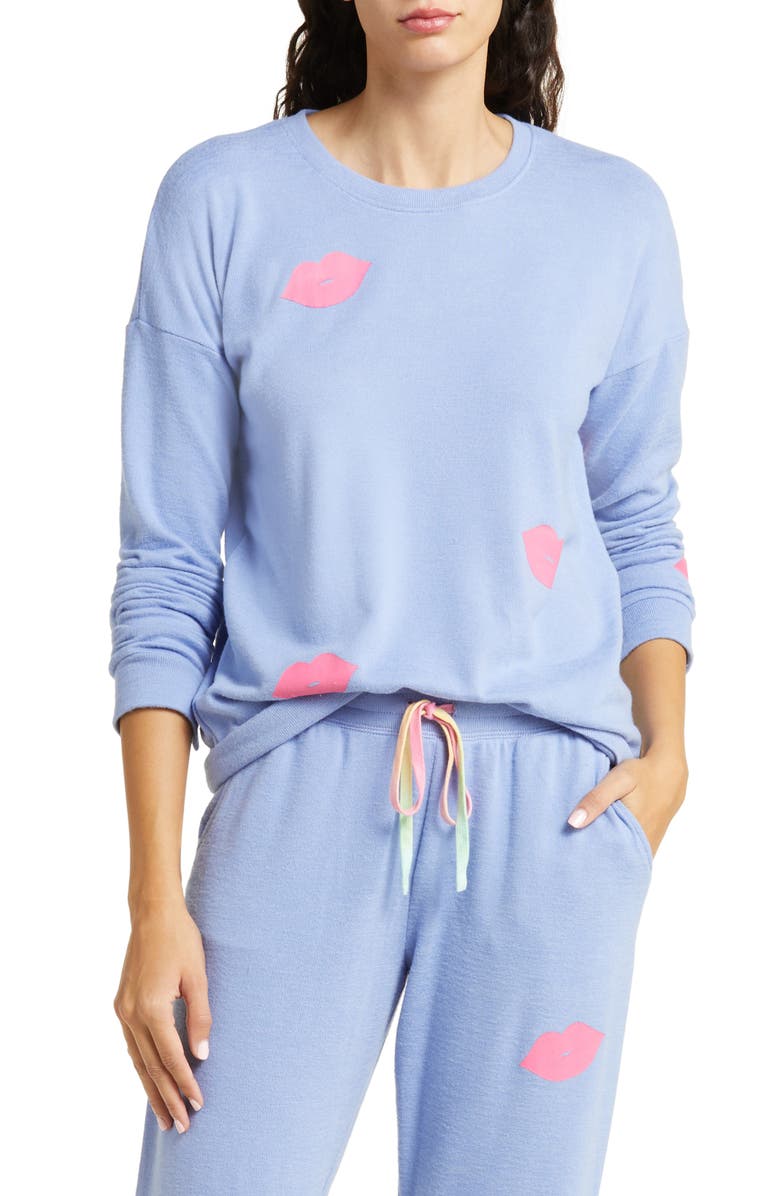 PJ Salvage Trust Peachy Jersey Lounge Shirt, Main, color,