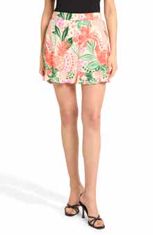 CARIBBEAN JOE Breezy Ruffle Hem Skort