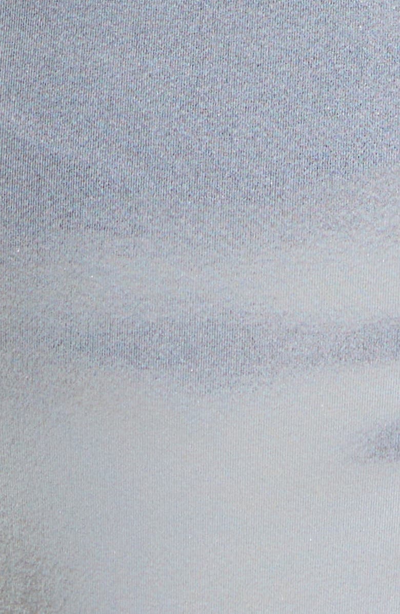 Versace Laminated Bikini Bottoms, Alternate, color, Silver