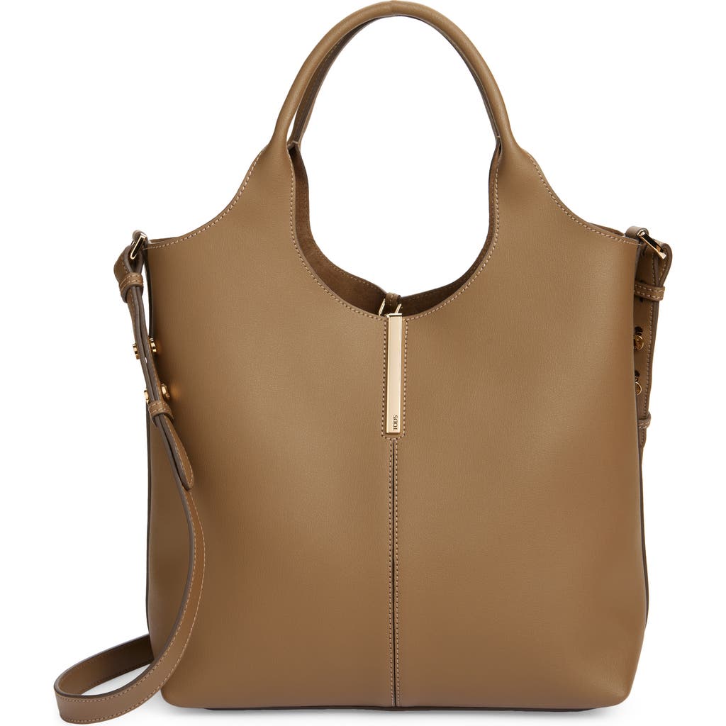 Tod's Small Ebr Top Handle Leather Tote