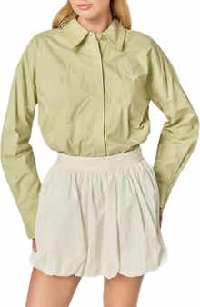 Bow Embroidery Shirt