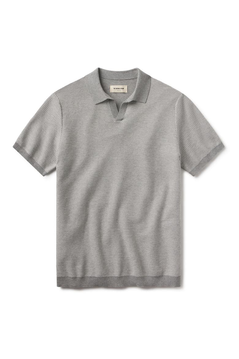 Robles Bird's Eye Polo, Alternate, color, LIGHT GREY