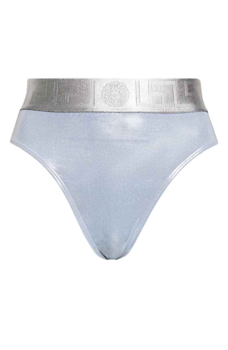 Versace Laminated Bikini Bottoms, Main, color,