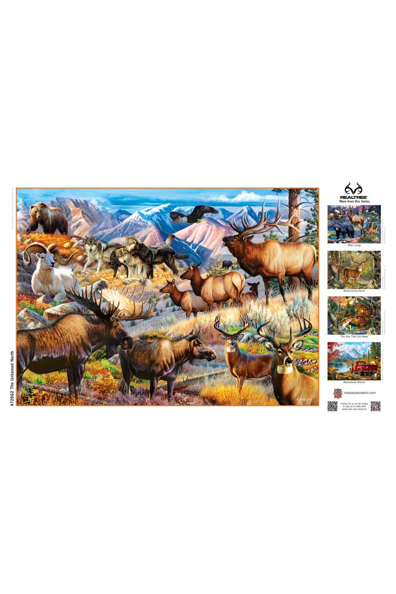 The Untamed North 1000 Piece Puzzle, Alternate, color, Multicolor