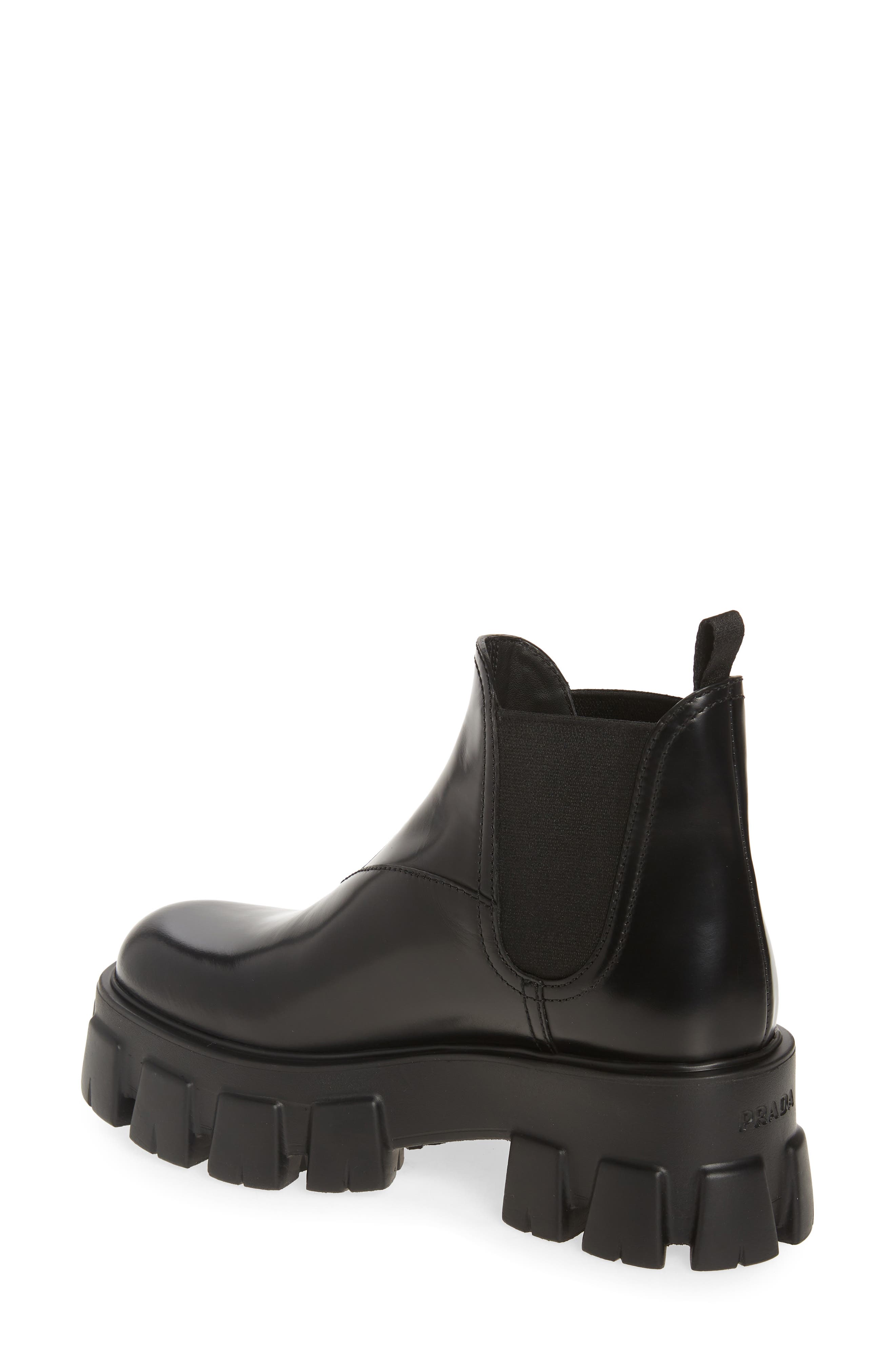 Monolith Lug Sole Chelsea Boot, Alternate, color, NERO