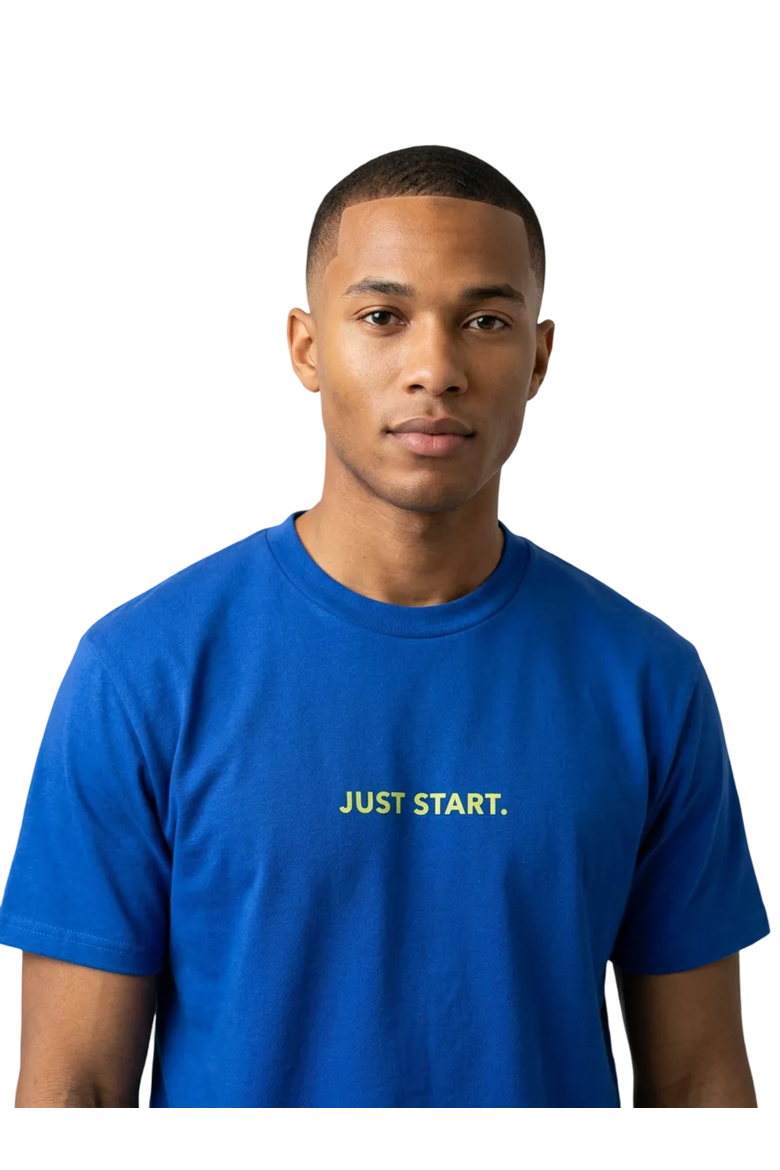 Just Start Tee, Alternate, color, Royal Blue