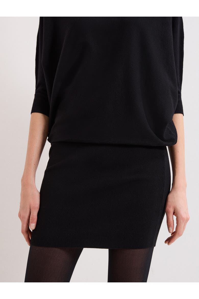 Becca Batwing Dress, Alternate, color, Black