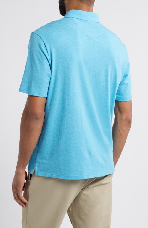 Johnnie-o Heathered Original 2.0 Pocket Polo In Maya
