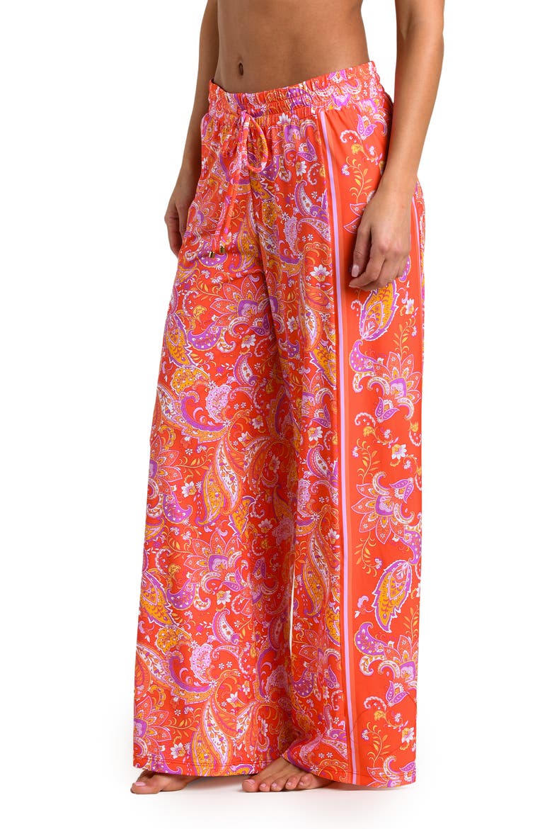 Paisley Daze Cover-Up Pants, Alternate, color, ORANGE MULTI