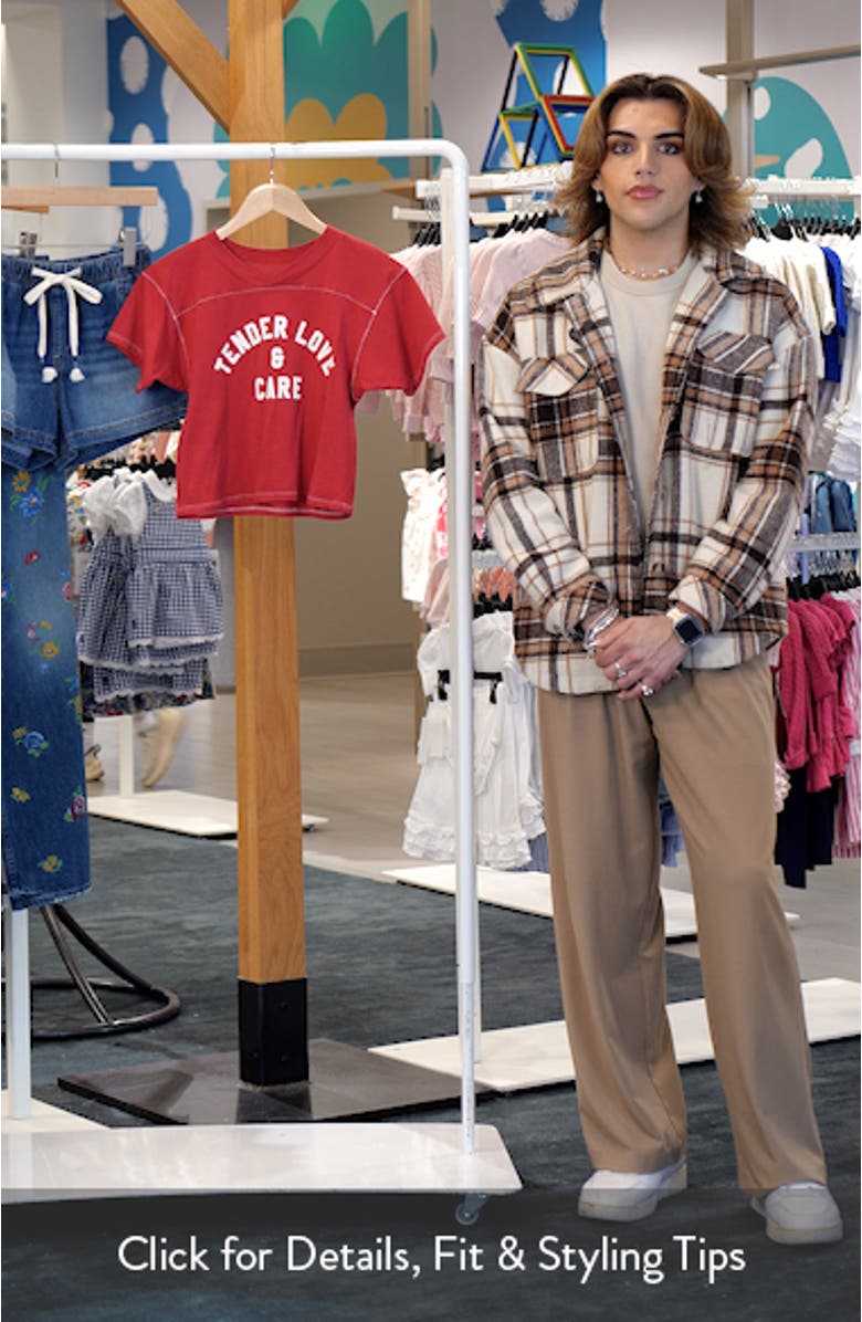 TLC Graphic Cotton Crop T-Shirt, sales video thumbnail