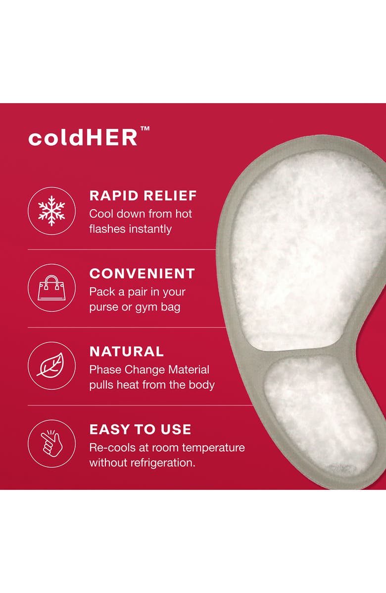 coldHER Cooling Bra Inserts
