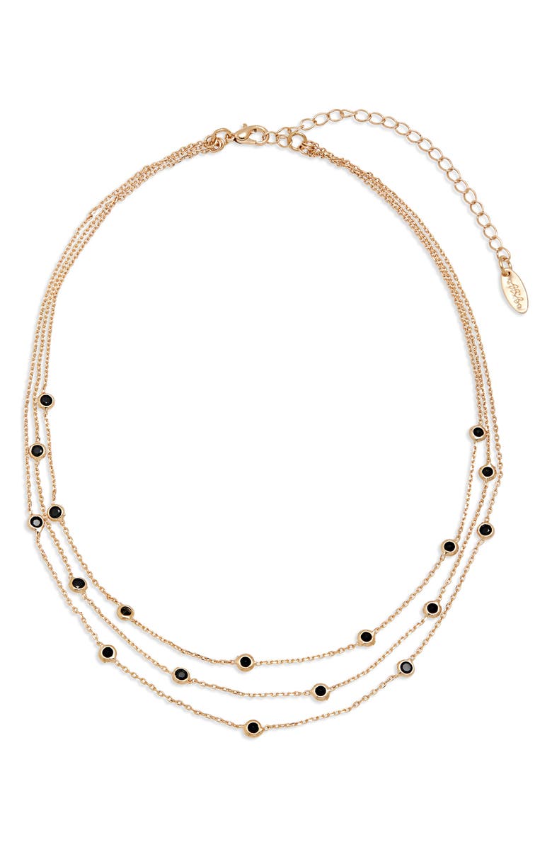 Ettika Crystal Station Layered Necklace, Main, color,