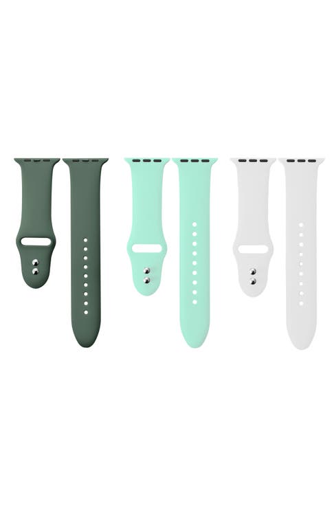 Assorted 3-Pack Silicone Apple Watch® Watchbands