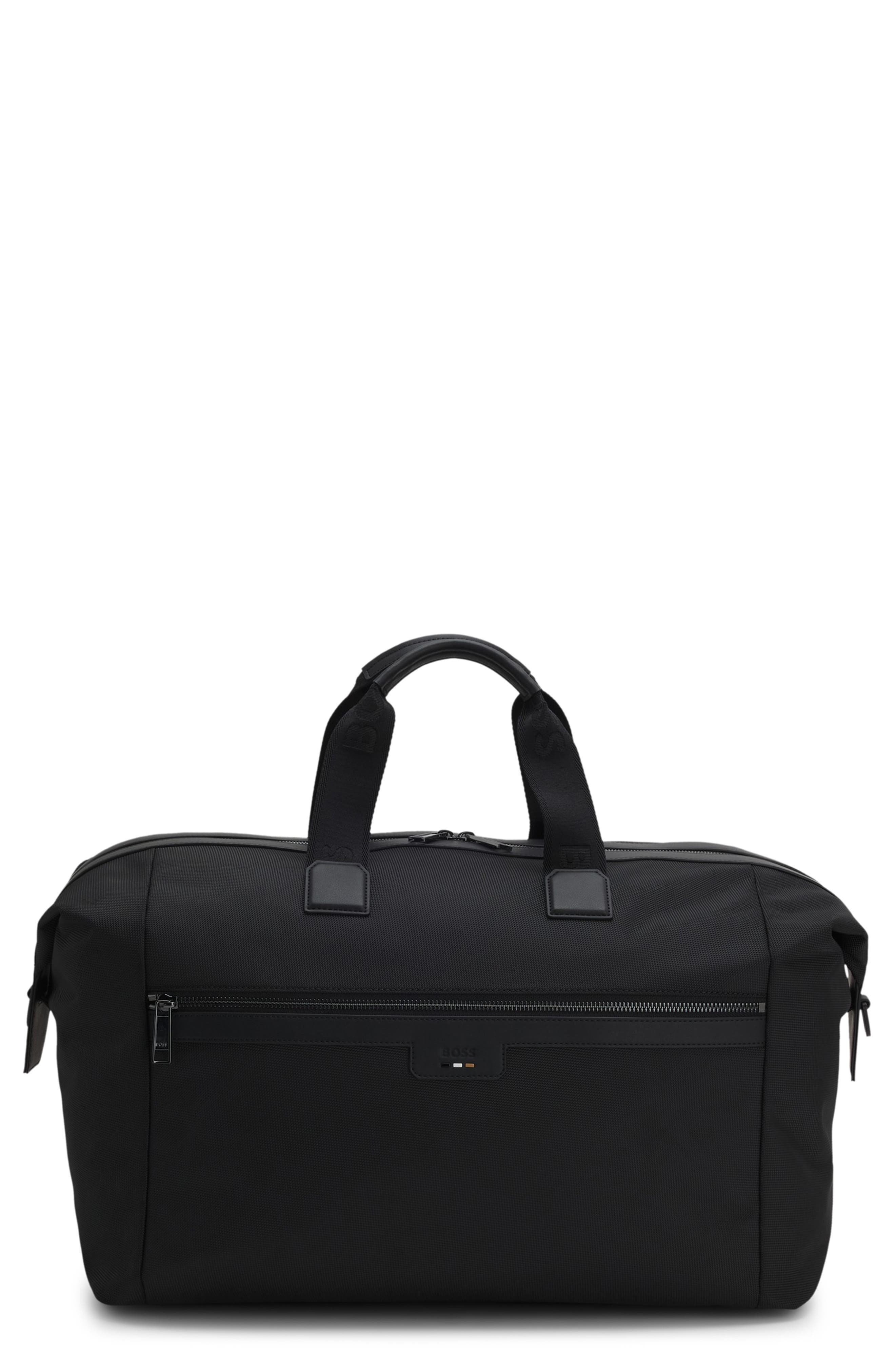 HUGO Ray Soft Holdall Duffel Bag, Main, color, Black