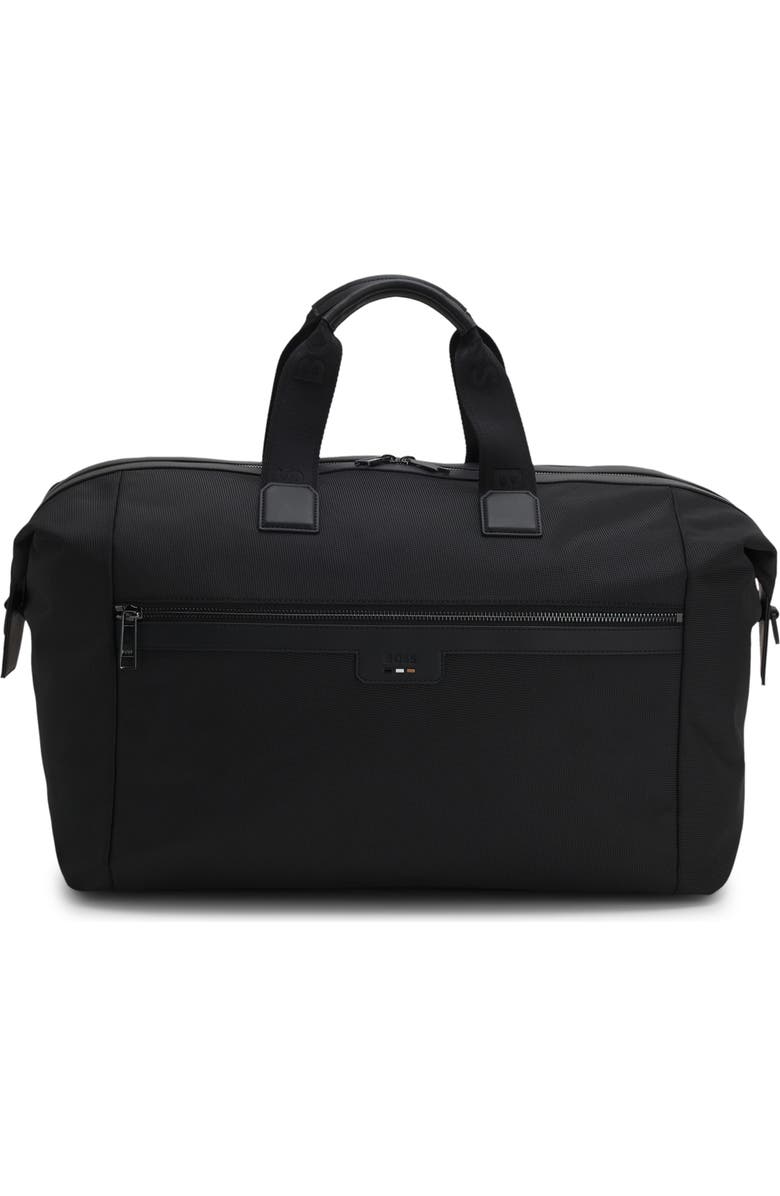 HUGO Ray Soft Holdall Duffel Bag, Main, color, Black