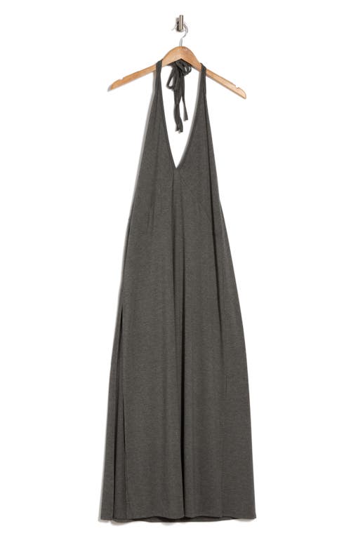 Go Couture Plunge Halter Neck Maxi Dress